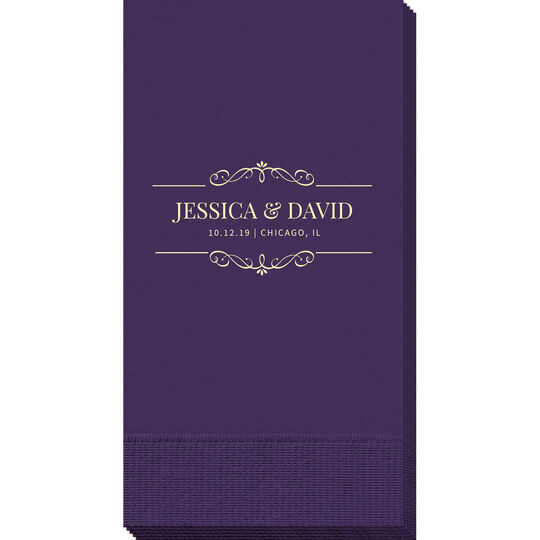 St. Regis Scroll Guest Towels